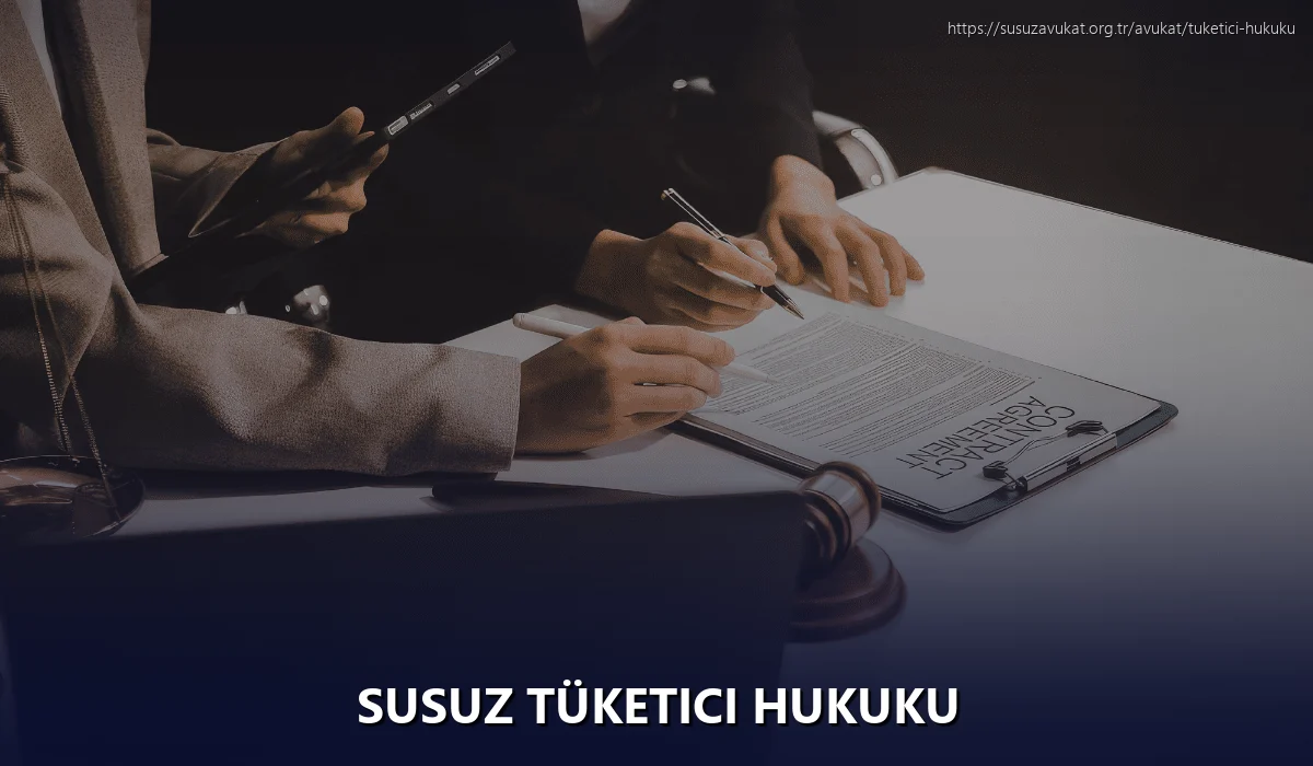 Susuz Tüketici Hukuku